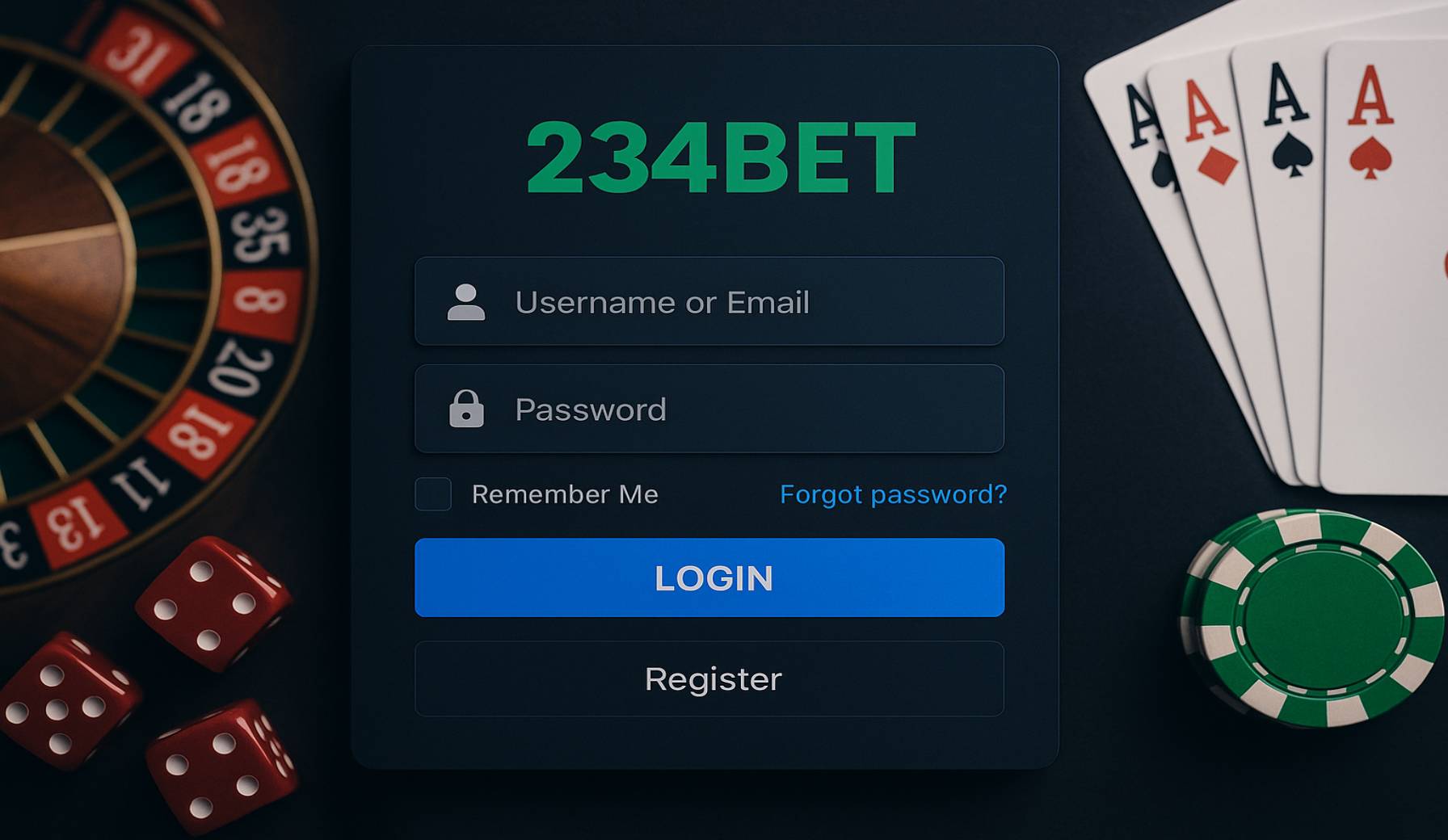 Login no Cassino 234BET