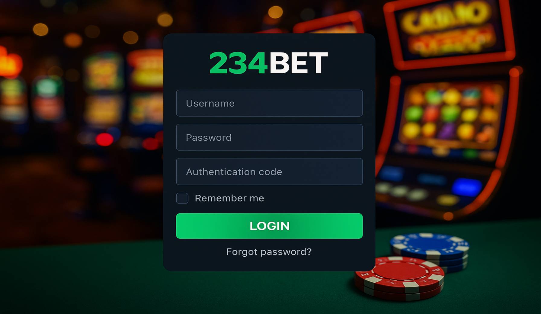 Criar uma nova Conta no plataforma 234BET